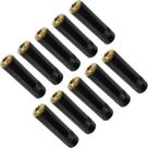 Kit 10 conectores jack mxt plug p2 femea stereo pro series
