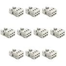 Kit 10 Conectores Macho 721-603 1 Condutor 3 Polos 5,0mm 2,5mm² Wago Kit 10 Conectores Macho 721-603 1 Condutor 3 Polos 5,0mm 2,5mm² Wago