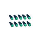 Kit 10 Conectores P4 Fêmea com Borne Parafuso para CFTV