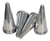 Kit 10 Cones 17cm Para Produção De Pizza Cone Gastrobel