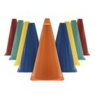 Kit 10 Cones P/ Circuito Funcional Agilidade Colorido 20 Cm