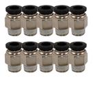 Kit 10 Conexão Pneumática Engate Rápido 1/8NPTx8mm-Cód.8332 Kit 10 Conexão Pneumática Engate Rápido 1/8NPTx8mm-Cód.8332