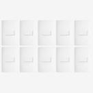 Kit 10 Conj. 4x2 Interruptor 1 Tecla Simples Fame Habitat Kit 10 Conj. 4x2 Interruptor 1 Tecla Simples Fame Habitat