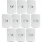 Kit 10 Conjunto 1 Tomada 2P+T Stella 10A 250V 4X2 Steck
