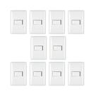 Kit 10 Conjunto 4x2 Interruptor Paralelo M5a03 Thesi Bticino