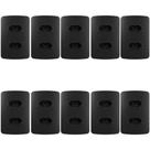 KIT 10 CONJUNTO TOMADA DUPLA 20a MARGIRIUS LINHA B3 PRETO