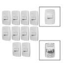 Kit 10 Conjuntos Interruptores Paralelo 10A 250V