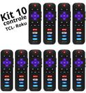 Kit 10 Controle Remoto Compatível com TV Aoc Roku Streaming Hbo Netflix
