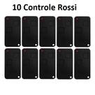 Kit 10 Controle Remoto Rossi Portão 433mhz Tx Hcs Fs Preto
