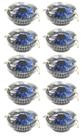 Kit 10 Cooler Processador CPU para AMD e Intel 775 1150 1151 1155 1156 Fm2 Am3 Am4