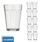 Kit 10 Copo Americano Vidro Cerveja 300ml Transparente Nadir Kit 10 Copo Americano Vidro Cerveja 300ml Transparente Nadir