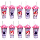 Kit 10 Copo Decoração Lembrança Festa Ariel Pequena Sereia Kit 10 Copo Decoração Lembrança Festa Ariel Pequena Sereia