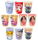 Kit 10 Copo Minions Minnie Agnes Moana e Princesas para Base Ovos De Páscoa