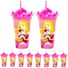 Kit 10 Copos Bela Adormecida para Festa Decoração Lembranças