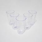 Kit 10 Copos de Medida Acrílico Cristal 500ml Copo Medidor