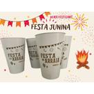 Kit 10 copos festa junina do arraia