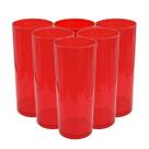 Kit 10 Copos Long Drink Colorido De Acrílico 330ml CasamentO FESTA ANIVERSARIO FIM DE ANO PRAIA DECO