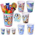 Kit 10 Copos Plástico Bluey Festa Infantil Lembrancinha