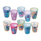 Kit 10 copos Stitch 280 ml para lembrançinhas de aniversário colecionável reutilizável resistente