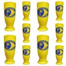 KIT 10 Copos Tulipa Adesivo Copa Do Mundo Brasil Cor Sortida KIT 10 Copos Tulipa Adesivo Copa Do Mundo Brasil Cor Sortida