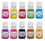Kit 10 Corantes Alimentício Líquido Confeitaria 10ml Mix