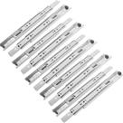 Kit 10 Corrediça Telescópica Gaveta 25cm Larga 5 Pares 45Kg