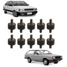 Kit 10 Coxim Pequeno Menor Radiador Gol Passat Parati