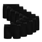 Kit 10 cueca boxer infantil box microfibra sem costura lupo