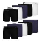Kit 10 Cueca Boxer Infantil Box Microfibra Sem Costura Lupo