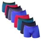 Kit 10 Cueca Boxer Masculina adulto microfibra macia confortável Cuecas Box em atacado