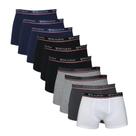 Kit 10 Cuecas Box Boxer Lisa Algodão Cotton Ótima Qualidade