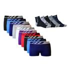 Kit 10 Cuecas Box E Meias 12 Pares Atacado Revenda Oferta