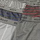 Kit 10 Cuecas Boxer Adulto Klot - Box Mescla Listrada