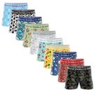 Kit 10 Cuecas Boxer Box Infantil Microfibra Kit 10 Cuecas Boxer Box Infantil Microfibra