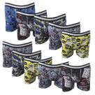 Kit 10 Cuecas Boxer Estampadas Modelo Masculino Moda Kit 10 Cuecas Boxer Estampadas Modelo Masculino Moda