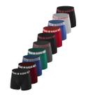 Kit 10 Cuecas Boxer Masculina Baruuc Lycra Estica Bem Não Enrola Perna