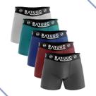 Kit 10 Cuecas Boxer Plus Size Algodão Sortidas Modelo Reforçado