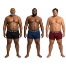 Kit 10 Cuecas Boxer Plus Size Algodão Xgg Masculinas Grande Kit 10 Cuecas Boxer Plus Size Algodão Xgg Masculinas Grande