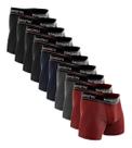 Kit 10 Cuecas Boxer Plus Size Grande Cotton Sandrini Confortável Original