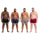 Kit 10 Cuecas Boxer Plus Size Microfibra G1 G2 G3 G4 Masculinas Baruuc Kit 10 Cuecas Boxer Plus Size Microfibra G1 G2 G3 G4 Masculinas Baruuc