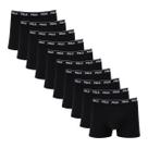 Kit 10 Cuecas Boxer Polo Star Modelo Tradicional em Cotton Algodão Original Masculina
