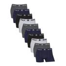 Kit 10 Cuecas Boxer Polo Wear Masculina Microfibra Sort Kit 10 Cuecas Boxer Polo Wear Masculina Microfibra Sort