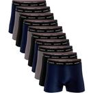 Kit 10 Cuecas Boxer Sandrini Algodão Conforto Masculino Adulto
