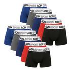 Kit 10 Cuecas Cicilista Perna Longa Masculino Boxer Casual Conforto boa elastiticdade AQN SPORT