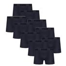 Kit 10 Cuecas Microfibra Boxer Box Modelo Sem Costura Masculina Adulta