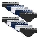 Kit 10 Cuecas Microfibra Slip Lupo Sem Costura 691 Original