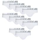 Kit 10 Cuecas Microfibra Slip Lupo Sem Costura 691 Original