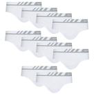 Kit 10 Cuecas Microfibra Slip Lupo Sem Costura 691 Original