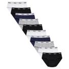 Kit 10 Cuecas Slip Polo Cotton Infantil 100 Algodão Forro Duplo Tradicional