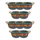 Kit 10 Cumbucas AF1002X10INDSJ Pedra Sabao Alca Cobre Caldo Sopa Molhos Industria Sao Jose